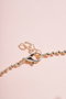 Heliophilia Silver Conjunto de collar y pulsera de metal Dorado